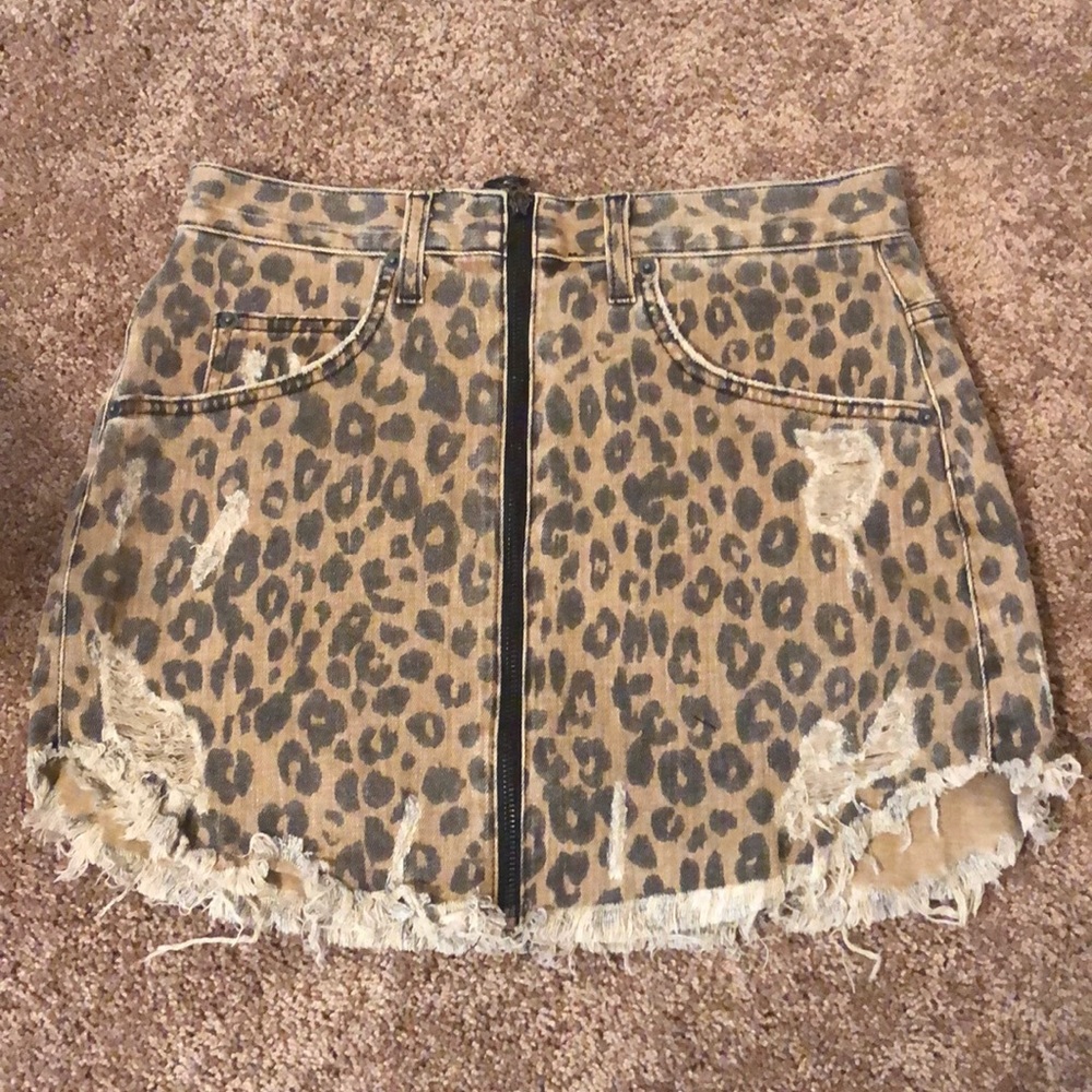 Leopard Skirt from LF!